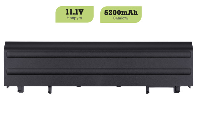 1StCharger Аккумулятор 1stCharger для ноутбуков Dell 451-BBIF, 3K7J7, 970V9, 9TJ2J, N5YH9, TU211, E5440 11.1V 5200mAh Black, BN1st4010 - Картинка 2