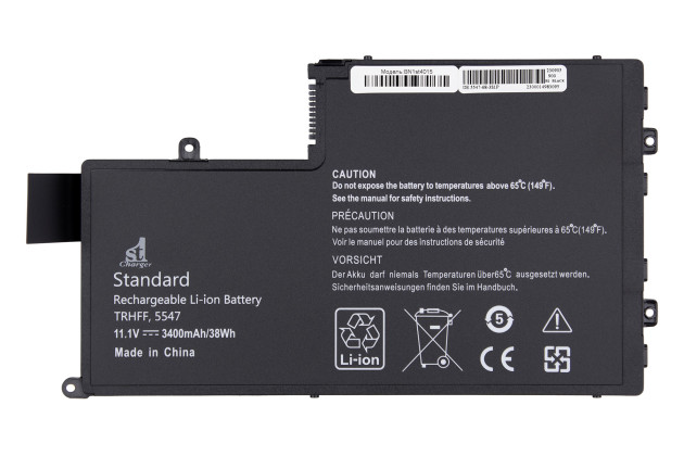 1StCharger Акумулятор 1stCharger для ноутбуків Dell TRHFF, 5547 11.1V 3400mAh Black, BN1st4015 - Заображення 1