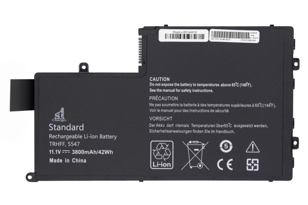 1StCharger Акумулятор 1stCharger для ноутбуків Dell TRHFF, 5547 11.1V 3800mAh Black, BN1st4016 - Заображення 1