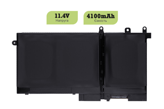1StCharger Аккумулятор 1stCharger для ноутбуков Dell 3DDDG 11.4V 4100mAh Black, BN1st4023 - Картинка 2
