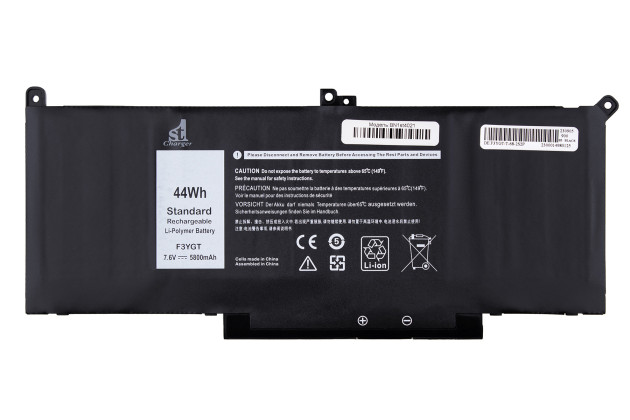 1StCharger Аккумулятор 1stCharger для ноутбуков Dell DJ1J0 11.4V 3600mAh Black, BN1st4024 - Картинка 1