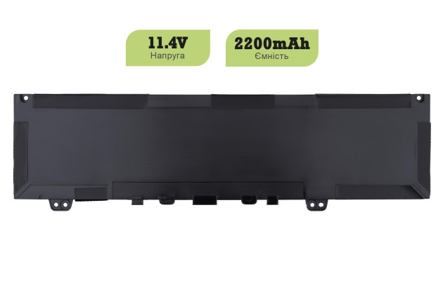1StCharger Аккумулятор 1stCharger для ноутбуков Dell F62G0 11.4V 2200mAh Black, BN1st4027 - Картинка 2