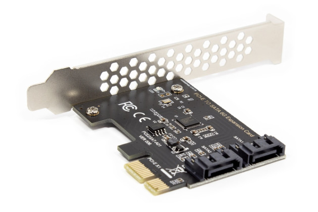 1StCharger Контроллер PCI-E to SataIII 2 внутр. канала chip: ASM1061 (AD-PCE1061-2I) - Картинка 2